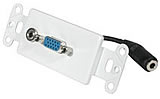 VGA Wall Plate with Audio